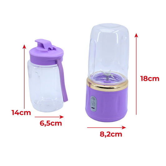 Mini licuadora portátil + Vaso portátil